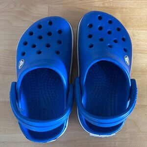 Royal Blue toddler Crocs